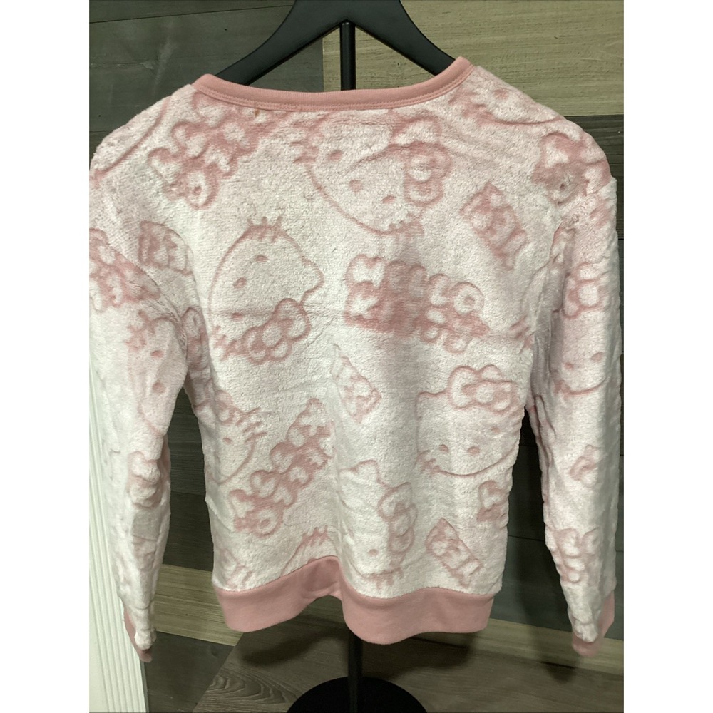 Hello Kitty Youth Size Large 10-12 Sweatshirt NWOT Pink Soft - Picture 7 of 7
